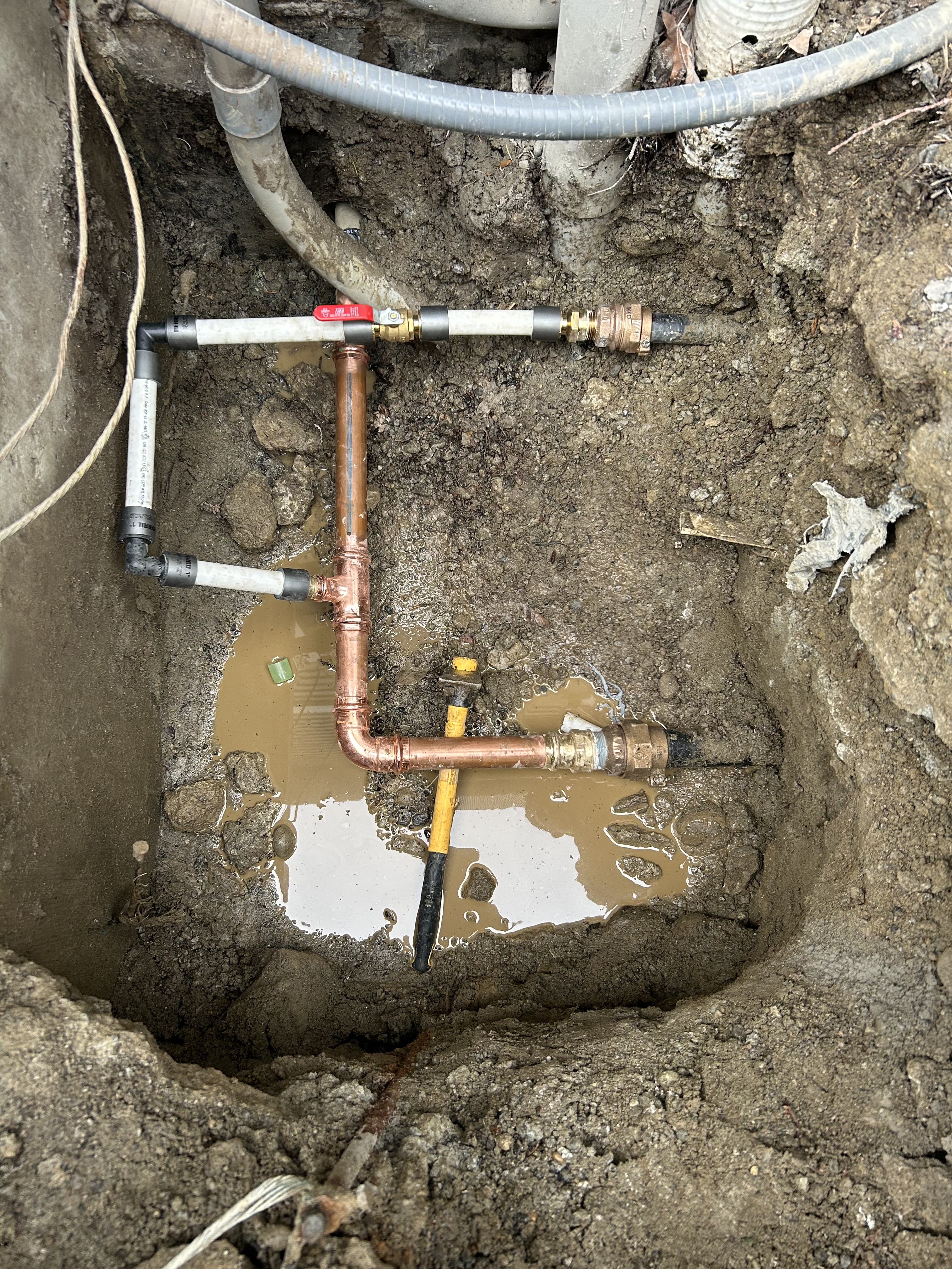 Underground Pressurized Water Main Trench Excavation (Phase 1)
